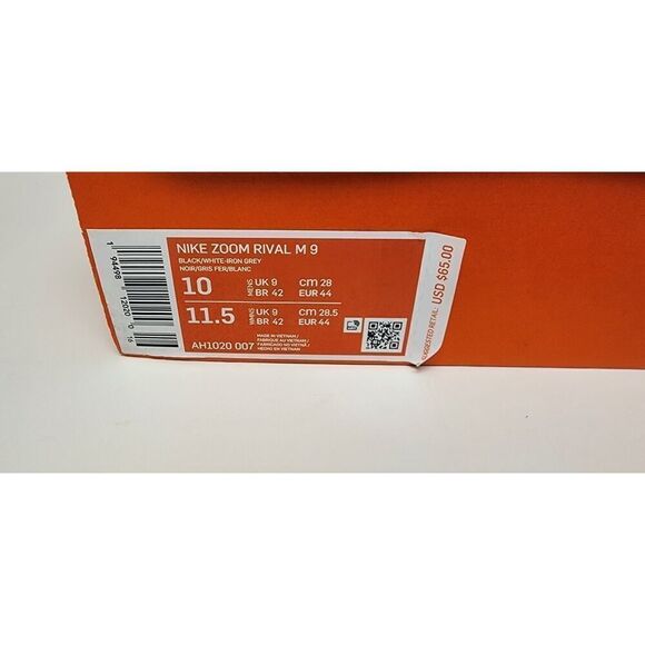 Nike Zoom Rival Track Field Running Shoes Mens US 10 - Picture 13 of 14